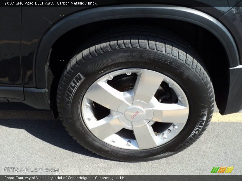 Carbon Metallic / Brick 2007 GMC Acadia SLT AWD