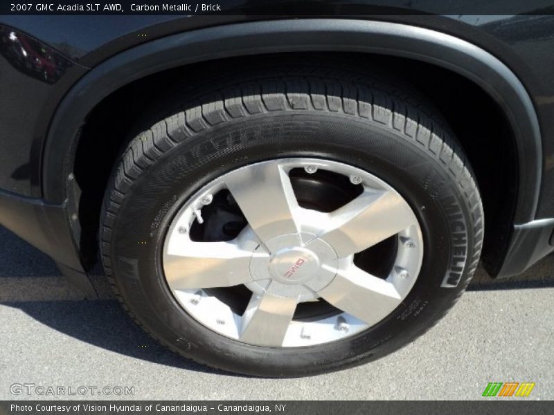 Carbon Metallic / Brick 2007 GMC Acadia SLT AWD