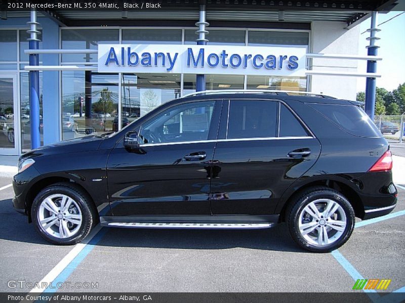 Black / Black 2012 Mercedes-Benz ML 350 4Matic