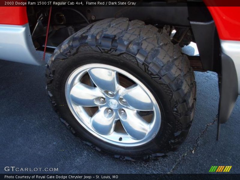 Flame Red / Dark Slate Gray 2003 Dodge Ram 1500 ST Regular Cab 4x4