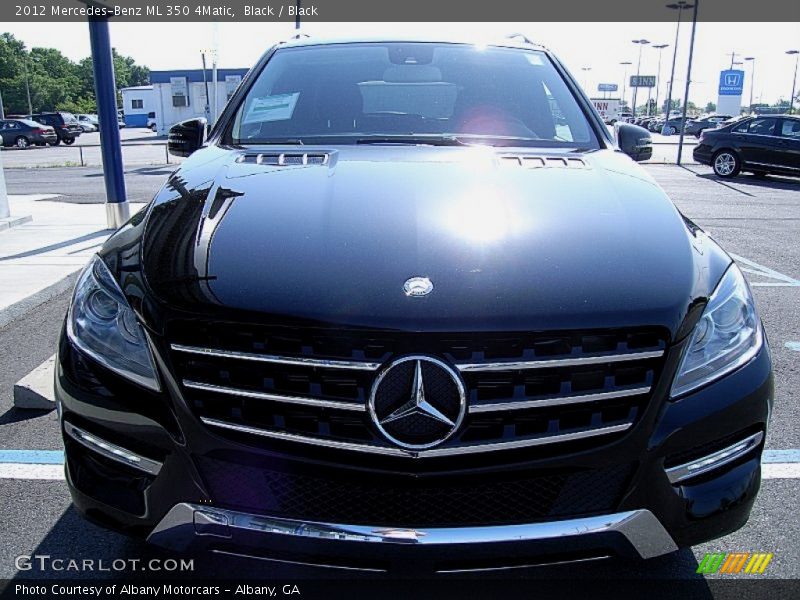 Black / Black 2012 Mercedes-Benz ML 350 4Matic