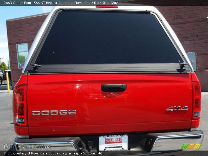 Flame Red / Dark Slate Gray 2003 Dodge Ram 1500 ST Regular Cab 4x4