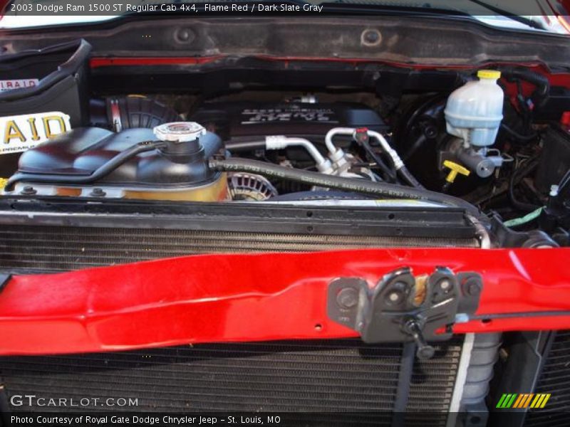 Flame Red / Dark Slate Gray 2003 Dodge Ram 1500 ST Regular Cab 4x4