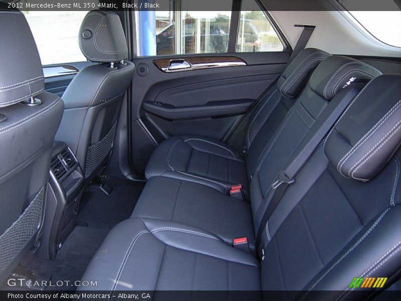 Black / Black 2012 Mercedes-Benz ML 350 4Matic