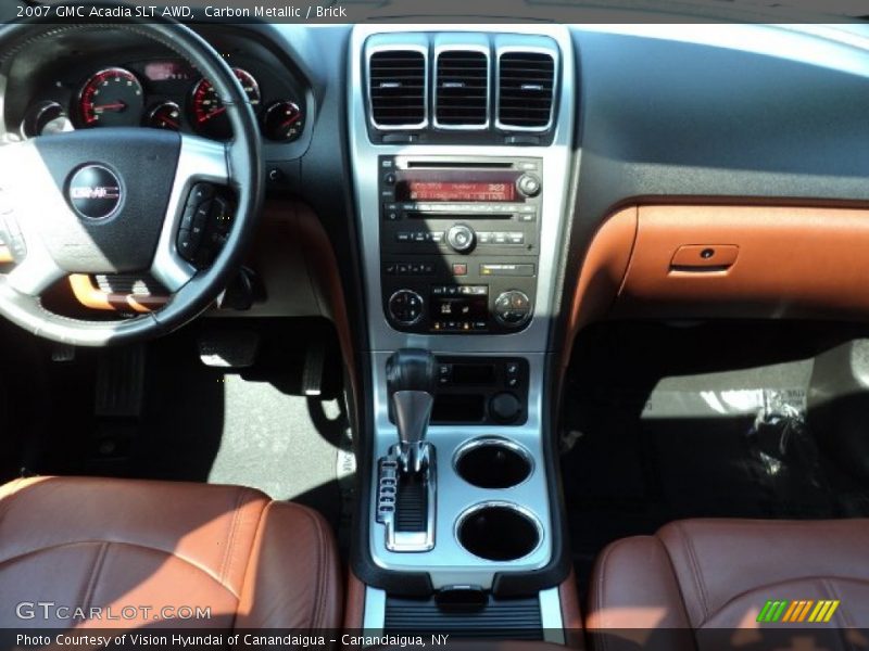 Carbon Metallic / Brick 2007 GMC Acadia SLT AWD