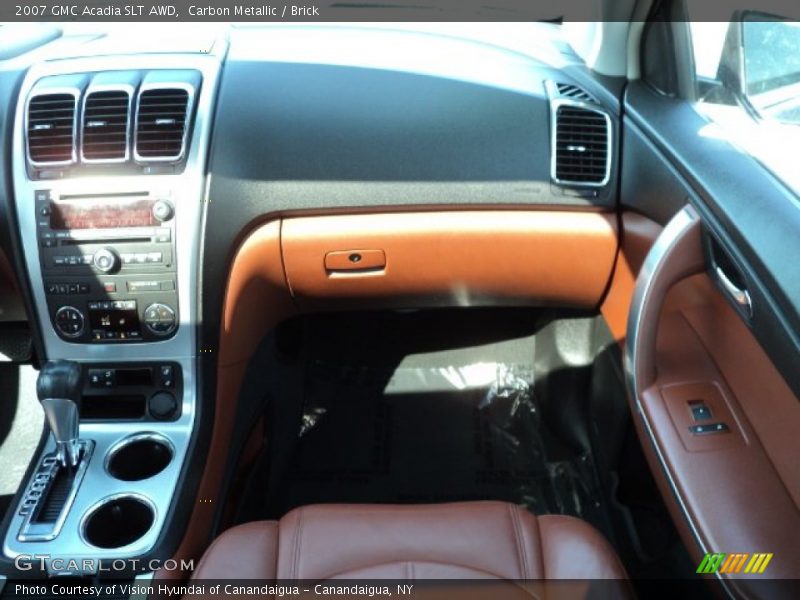Carbon Metallic / Brick 2007 GMC Acadia SLT AWD