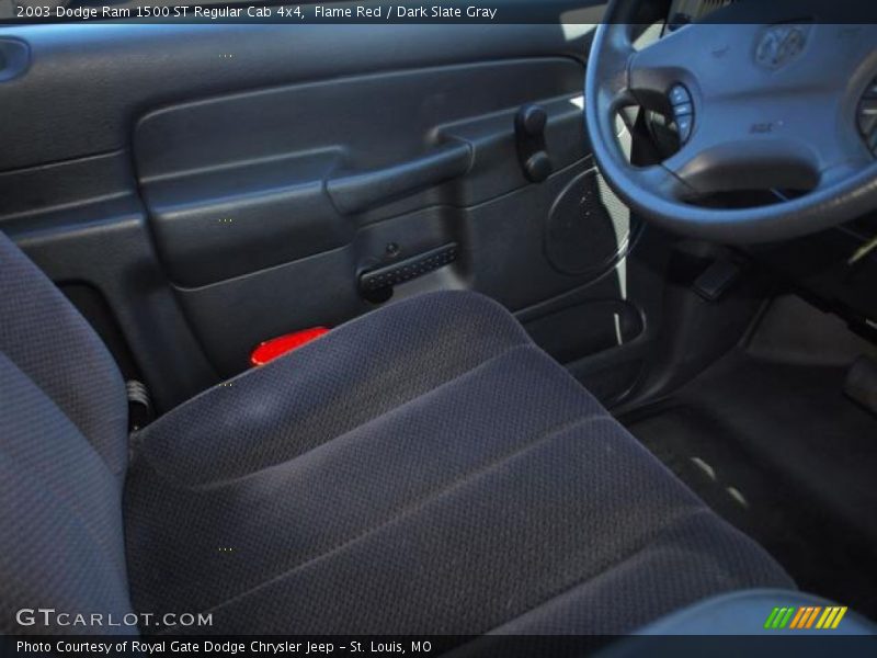 Flame Red / Dark Slate Gray 2003 Dodge Ram 1500 ST Regular Cab 4x4