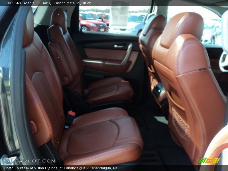 Carbon Metallic / Brick 2007 GMC Acadia SLT AWD