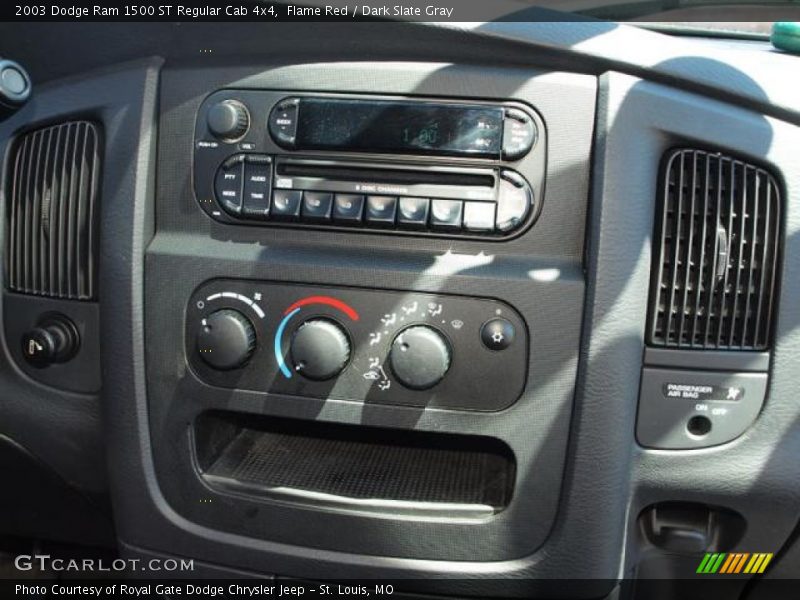 Flame Red / Dark Slate Gray 2003 Dodge Ram 1500 ST Regular Cab 4x4