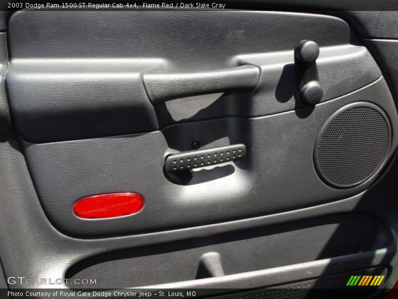 Flame Red / Dark Slate Gray 2003 Dodge Ram 1500 ST Regular Cab 4x4
