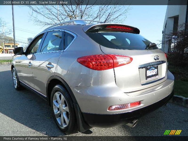 Scarlet Silver / Wheat 2008 Infiniti EX 35 AWD