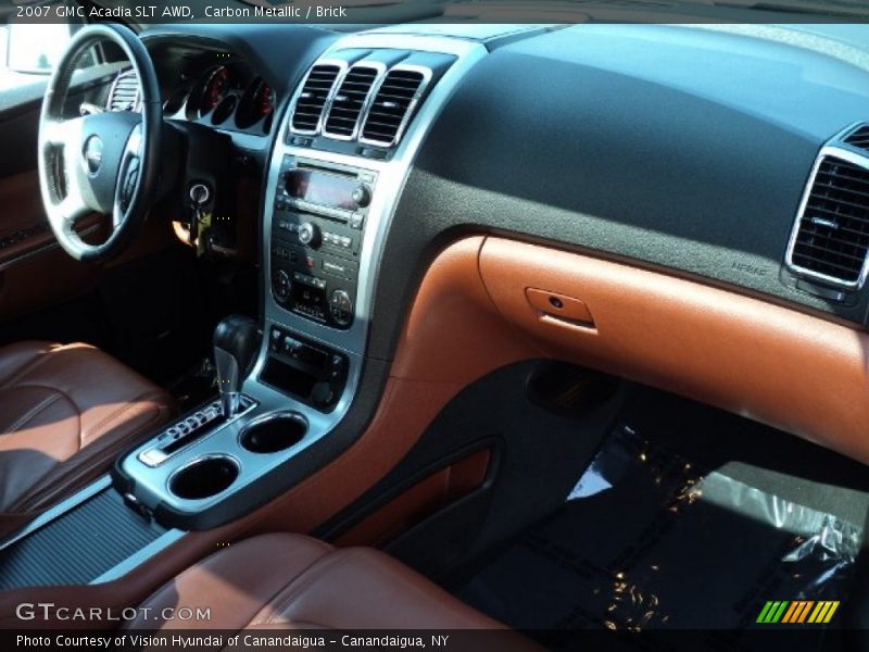 Carbon Metallic / Brick 2007 GMC Acadia SLT AWD