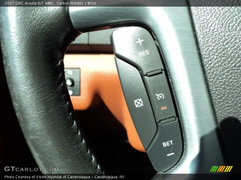 Carbon Metallic / Brick 2007 GMC Acadia SLT AWD