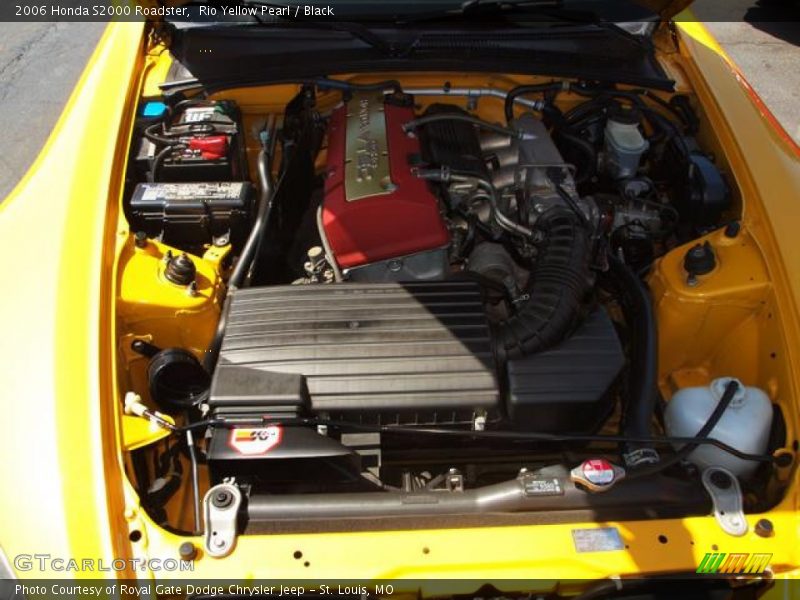 Rio Yellow Pearl / Black 2006 Honda S2000 Roadster