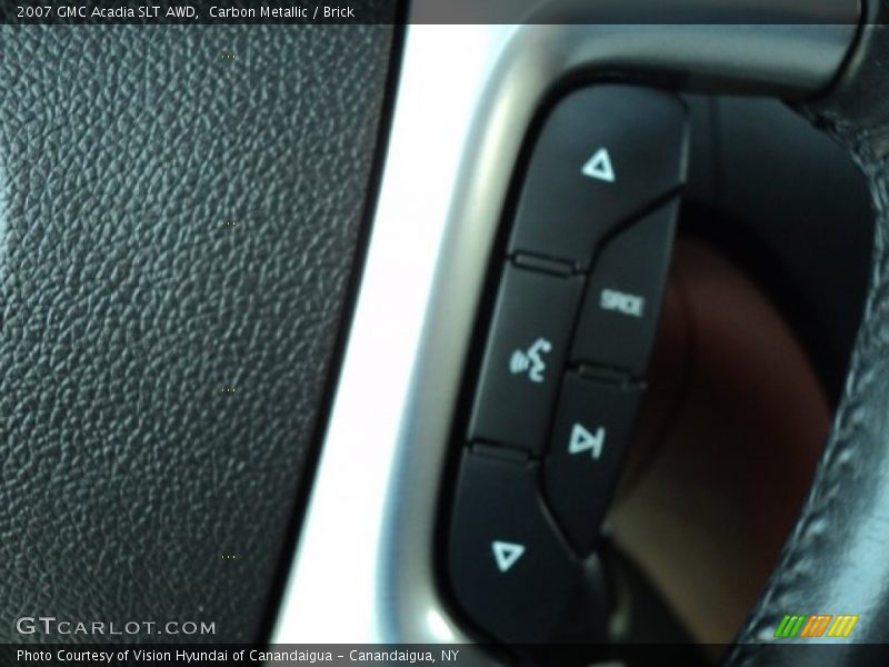 Carbon Metallic / Brick 2007 GMC Acadia SLT AWD