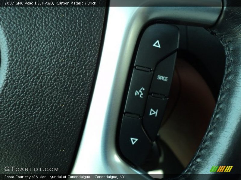 Carbon Metallic / Brick 2007 GMC Acadia SLT AWD