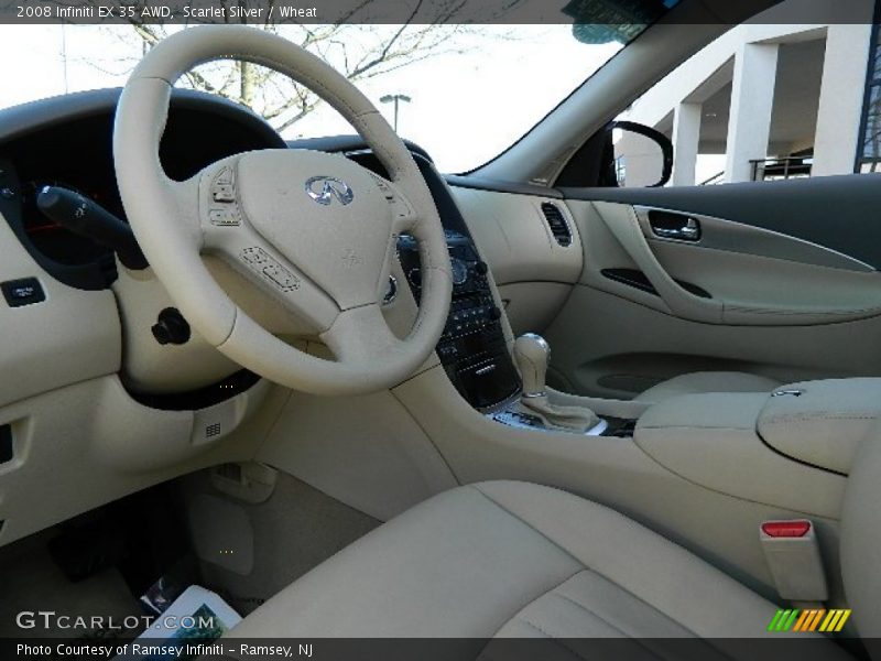 Scarlet Silver / Wheat 2008 Infiniti EX 35 AWD