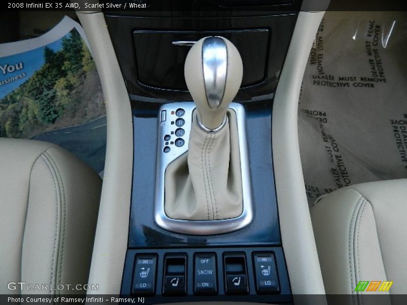 Scarlet Silver / Wheat 2008 Infiniti EX 35 AWD