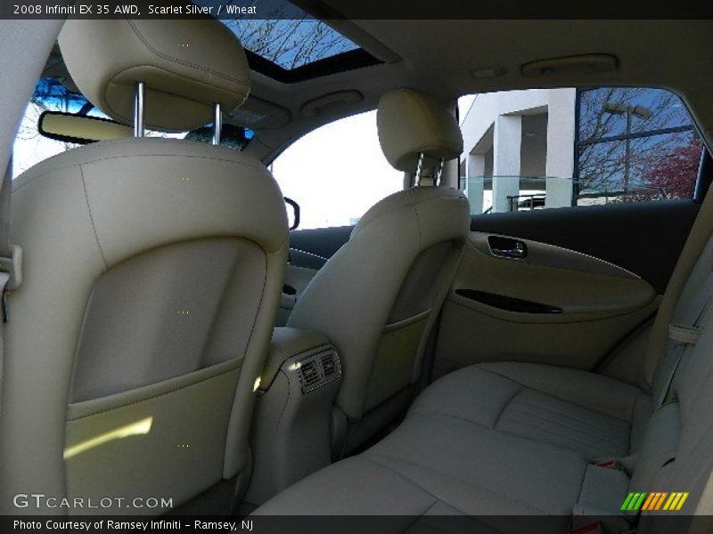 Scarlet Silver / Wheat 2008 Infiniti EX 35 AWD