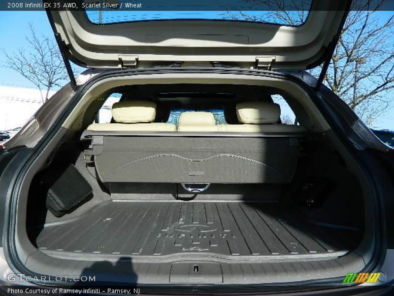 Scarlet Silver / Wheat 2008 Infiniti EX 35 AWD
