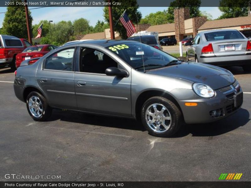 Mineral Gray Metallic / Dark Slate Gray 2005 Dodge Neon SXT