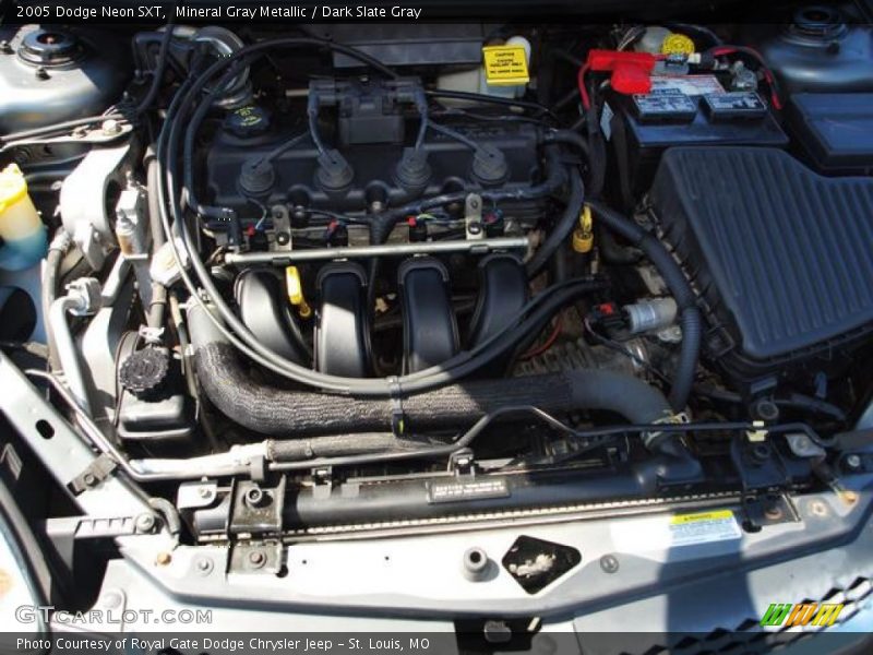 Mineral Gray Metallic / Dark Slate Gray 2005 Dodge Neon SXT