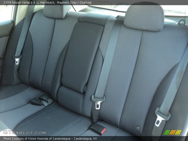 Magnetic Gray / Charcoal 2009 Nissan Versa 1.8 SL Hatchback