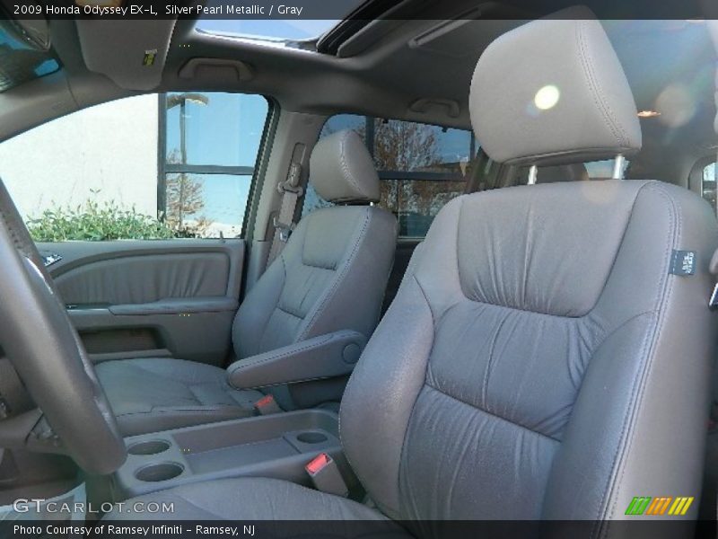 Silver Pearl Metallic / Gray 2009 Honda Odyssey EX-L