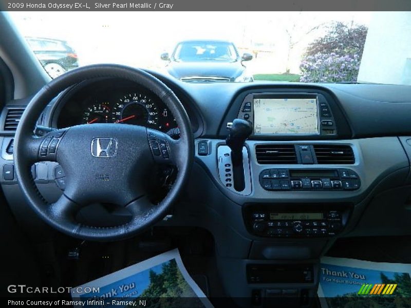 Silver Pearl Metallic / Gray 2009 Honda Odyssey EX-L