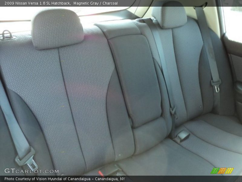 Magnetic Gray / Charcoal 2009 Nissan Versa 1.8 SL Hatchback