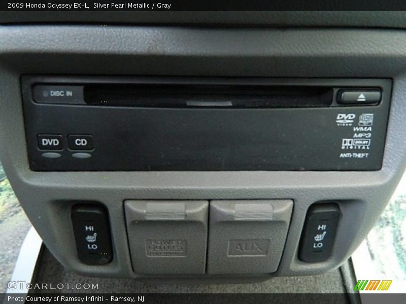 Silver Pearl Metallic / Gray 2009 Honda Odyssey EX-L