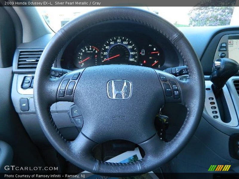 Silver Pearl Metallic / Gray 2009 Honda Odyssey EX-L