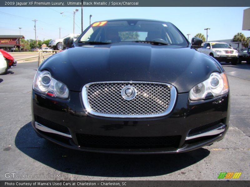 Ultimate Black Metallic / Spice/Charcoal 2009 Jaguar XF Premium Luxury