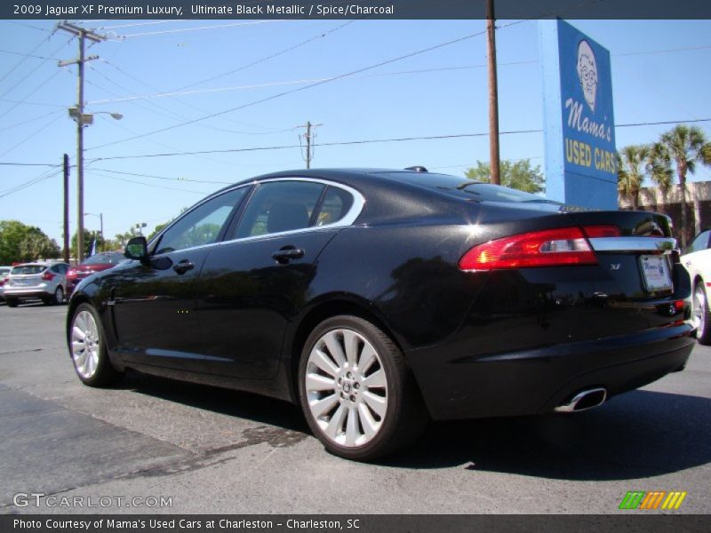 Ultimate Black Metallic / Spice/Charcoal 2009 Jaguar XF Premium Luxury