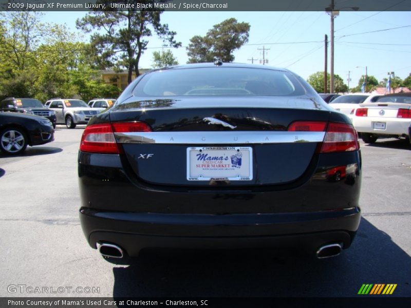 Ultimate Black Metallic / Spice/Charcoal 2009 Jaguar XF Premium Luxury
