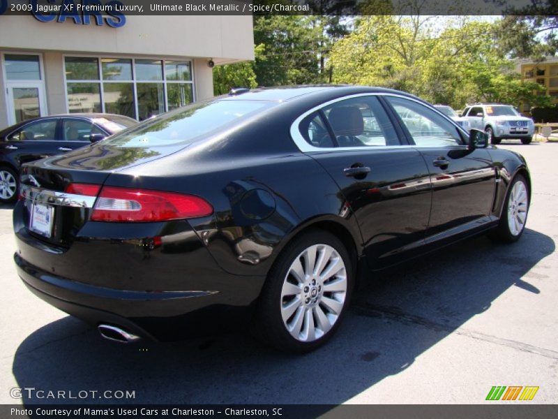 Ultimate Black Metallic / Spice/Charcoal 2009 Jaguar XF Premium Luxury