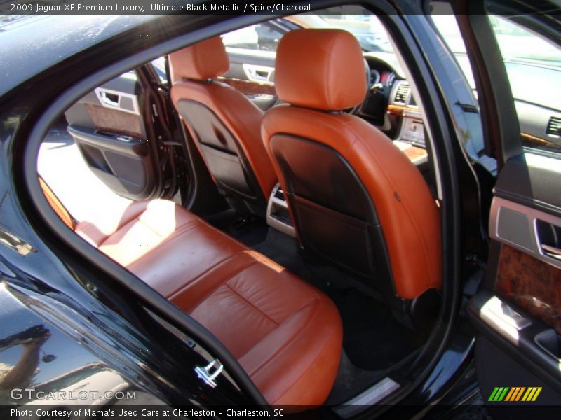 Ultimate Black Metallic / Spice/Charcoal 2009 Jaguar XF Premium Luxury