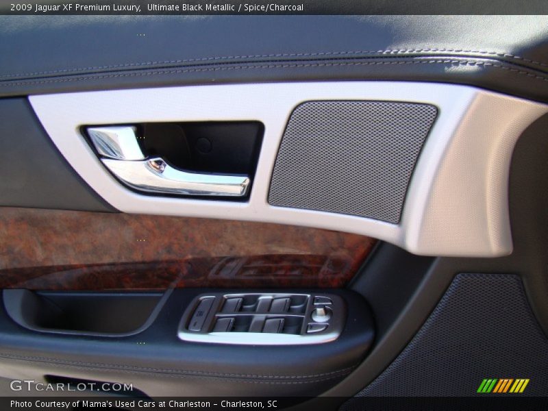 Ultimate Black Metallic / Spice/Charcoal 2009 Jaguar XF Premium Luxury