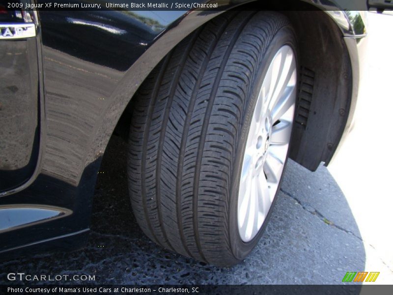 Ultimate Black Metallic / Spice/Charcoal 2009 Jaguar XF Premium Luxury
