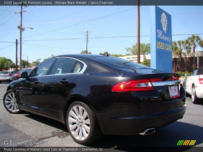 Ultimate Black Metallic / Spice/Charcoal 2009 Jaguar XF Premium Luxury