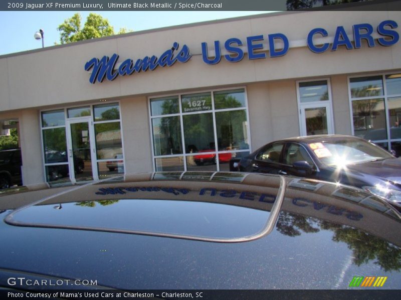 Ultimate Black Metallic / Spice/Charcoal 2009 Jaguar XF Premium Luxury