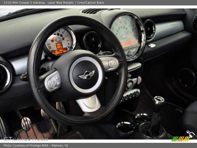 Laser Blue Metallic / Grey/Carbon Black 2010 Mini Cooper S Hardtop
