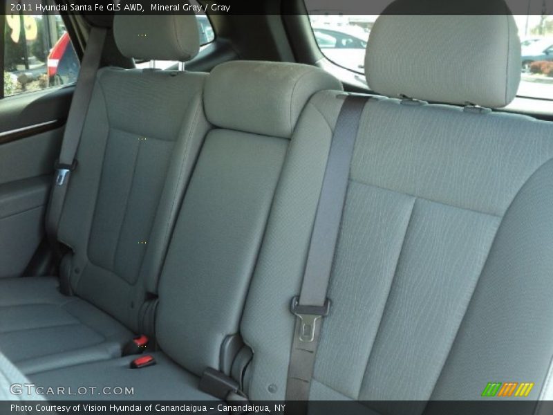 Mineral Gray / Gray 2011 Hyundai Santa Fe GLS AWD