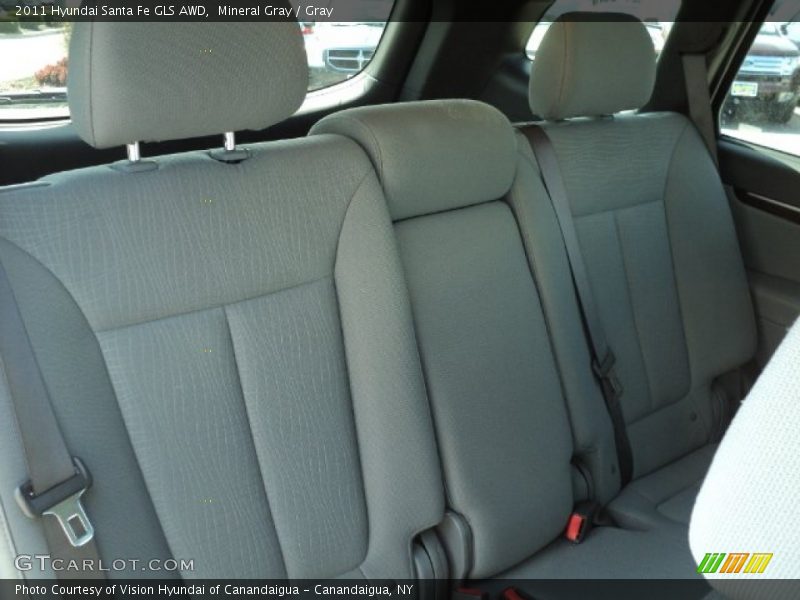 Mineral Gray / Gray 2011 Hyundai Santa Fe GLS AWD