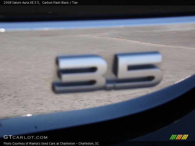 Carbon Flash Black / Tan 2008 Saturn Aura XE 3.5