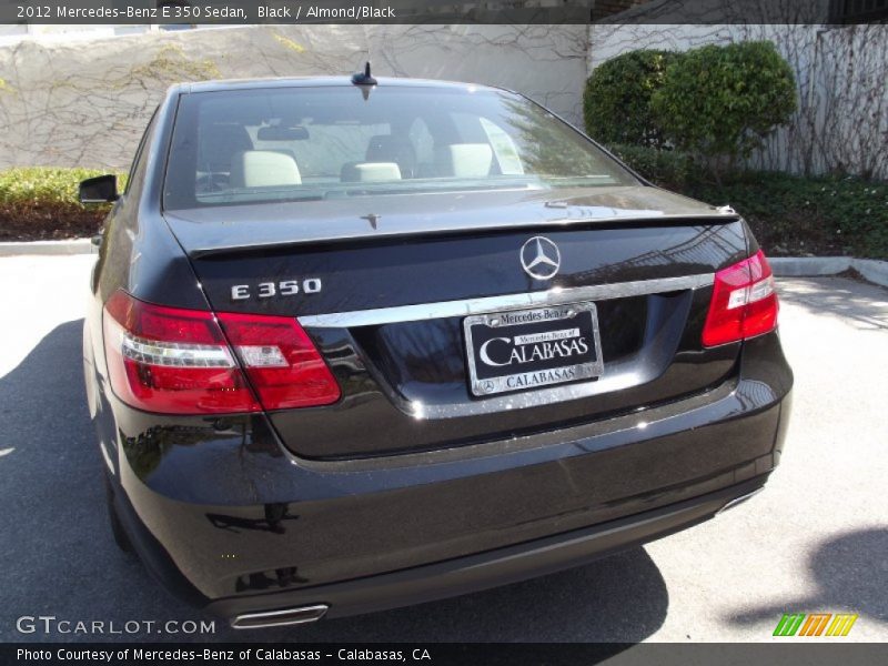 Black / Almond/Black 2012 Mercedes-Benz E 350 Sedan