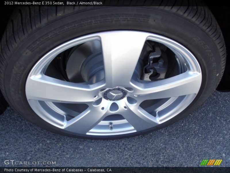 Black / Almond/Black 2012 Mercedes-Benz E 350 Sedan