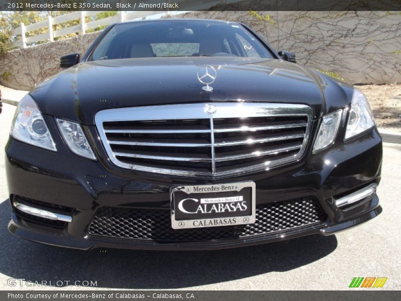 Black / Almond/Black 2012 Mercedes-Benz E 350 Sedan
