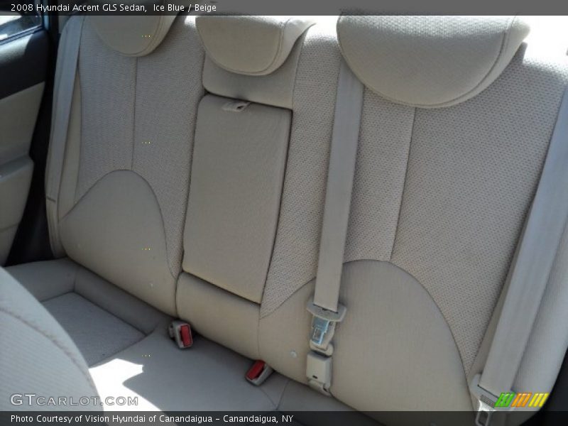 Ice Blue / Beige 2008 Hyundai Accent GLS Sedan