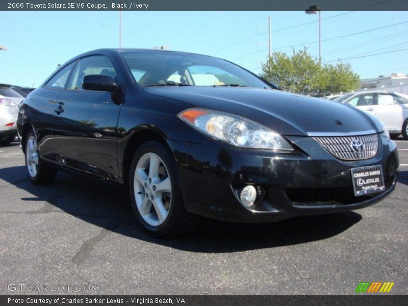 Black / Ivory 2006 Toyota Solara SE V6 Coupe